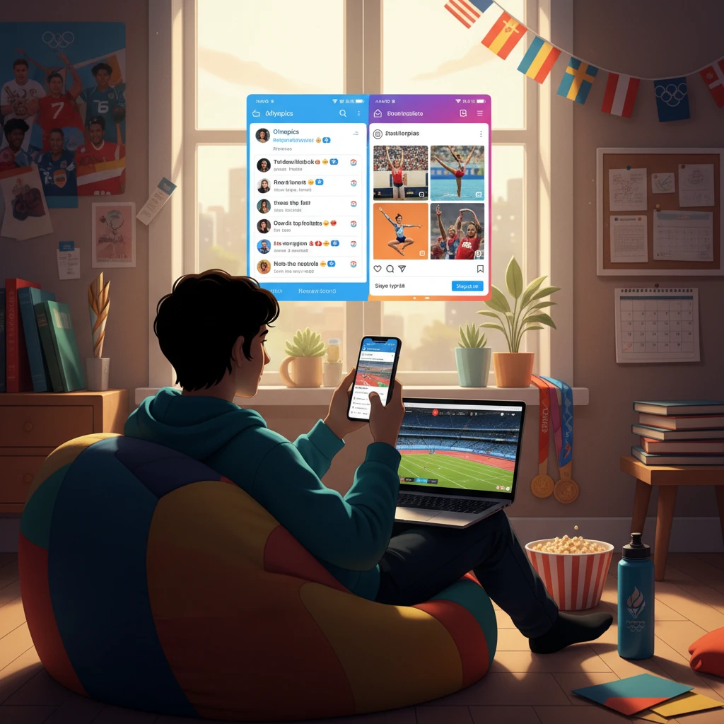 Cập nhật kết quả Olympic trên mạng xã hội