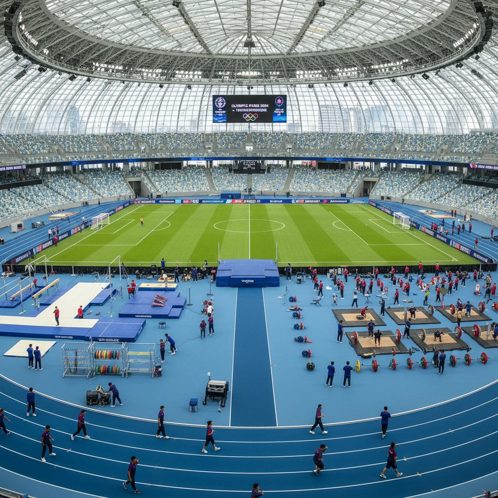 Cơ sở vật chất và trang thiết bị thể thao Việt Nam chuẩn bị cho Olympic 2024