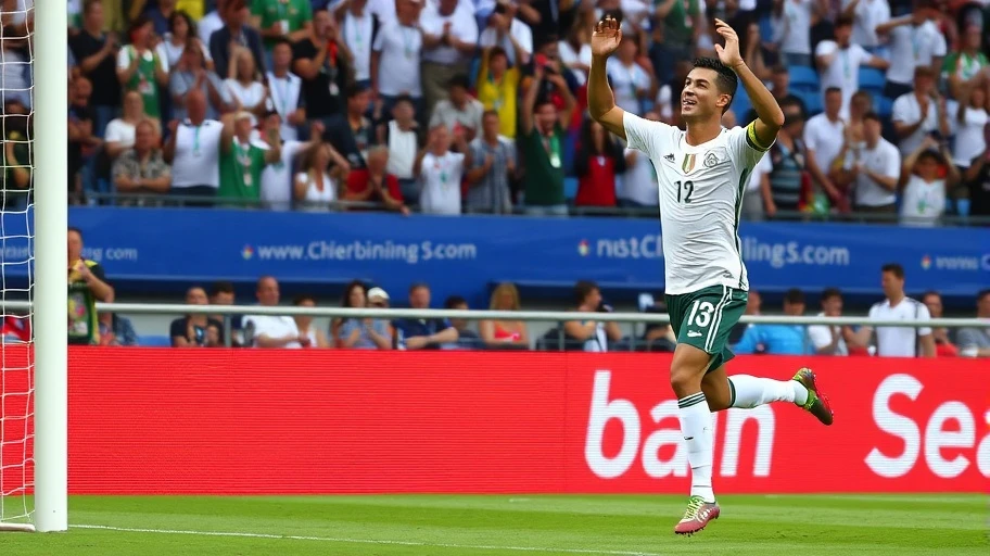 Cristiano Ronaldo ghi bàn cho ĐTQG Bồ Đào Nha