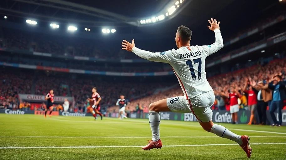 Cristiano Ronaldo ghi bàn tại châu Âu