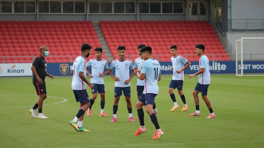 Đội U23 Thái Lan chuẩn bị cho giải Đông Nam Á 2025