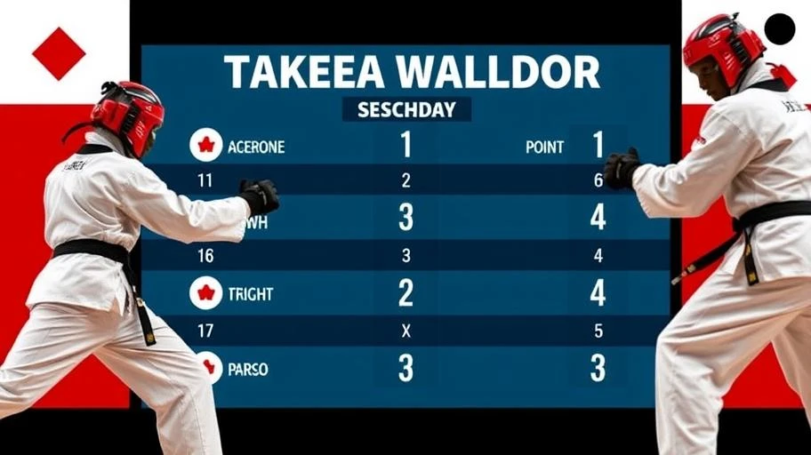 Hệ thống điểm trong xếp hạng Taekwondo