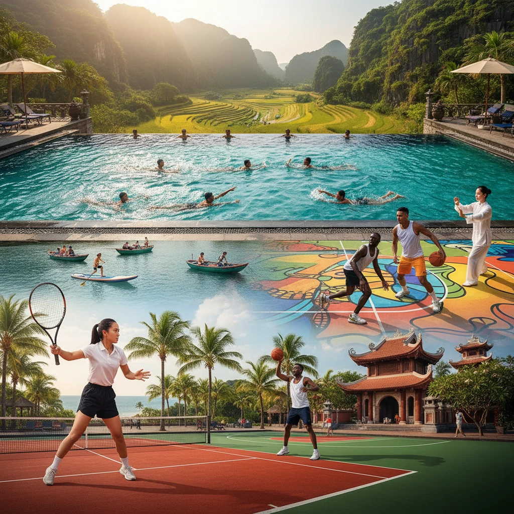 Hình ảnh các hoạt động thể thao đa dạng