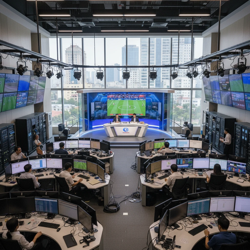 Hình ảnh công nghệ truyền thông kênh thể thao