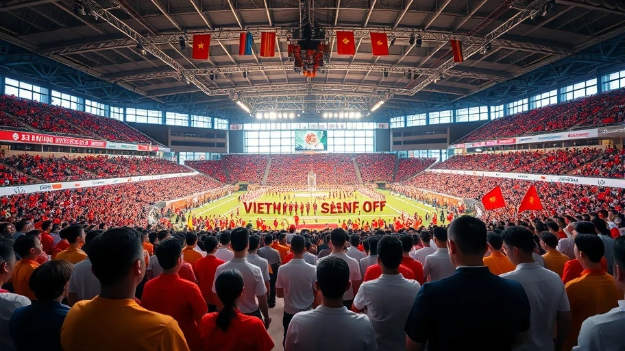 Hình ảnh lễ xuất quân đoàn thể thao Việt Nam và địa điểm tổ chức