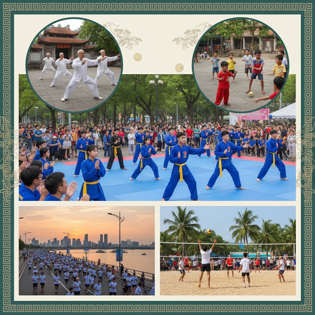 Hình ảnh sự kiện thể thao cộng đồng