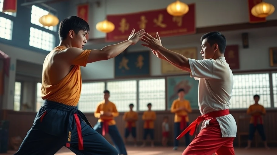 Hình ảnh tập luyện Vovinam tại Việt Nam