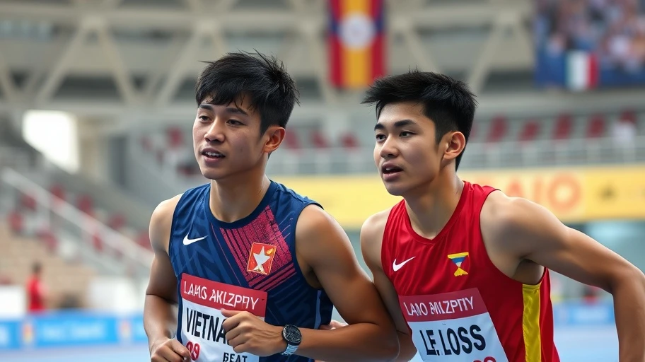 Hình ảnh thể thao SEA Games Việt Nam Lào