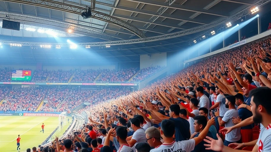 Hình ảnh trận bóng đá Việt Nam và Malaysia