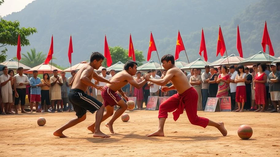 Hình ảnh về truyền thống thể thao và văn hóa Việt Nam