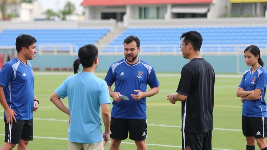 Huấn luyện viên thể thao tại học viện ở Việt Nam