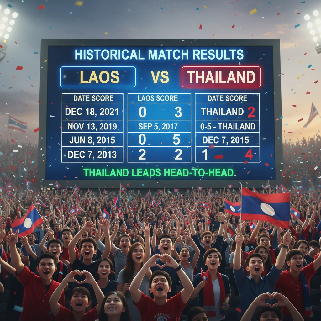 Kết quả trận đấu Lào Thái Lan phân tích chi tiết