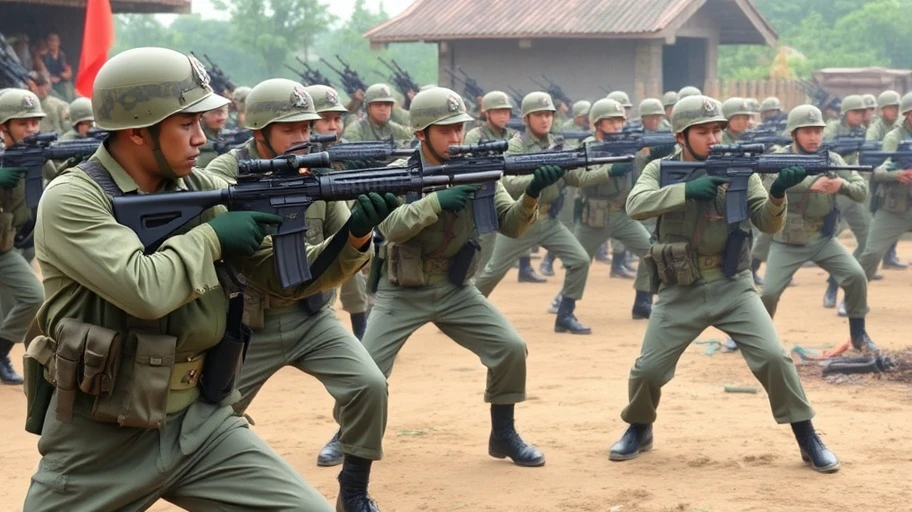 Kỹ thuật chiến đấu và phòng thủ thể thao quân sự