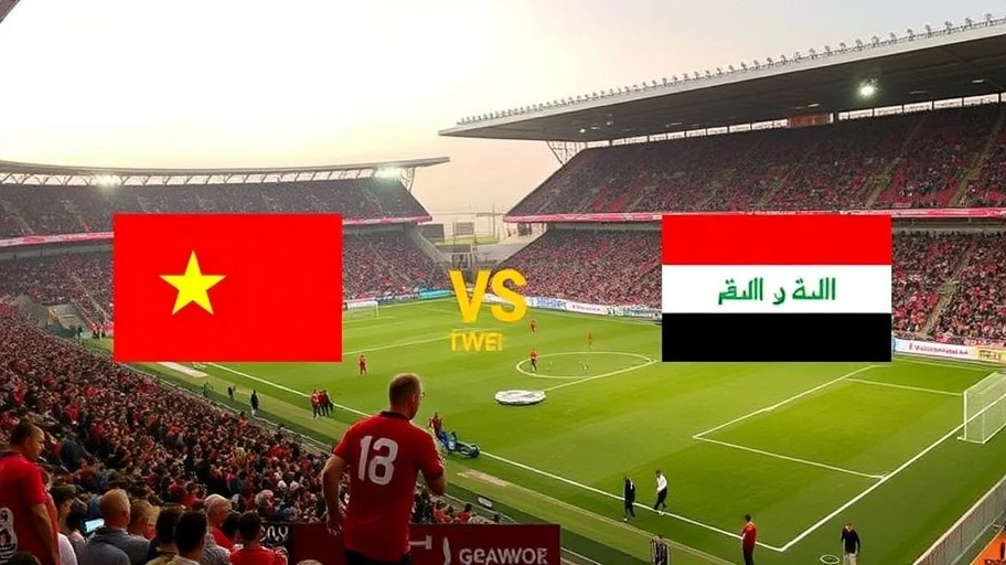 Lịch sử đối đầu bóng đá Việt Nam và Iraq.