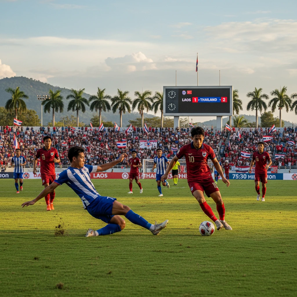 Lịch sử đối đầu Lào Thái Lan trong bóng đá