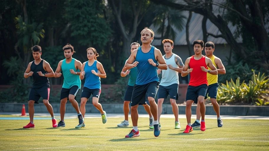 Nhiệm vụ và Mục tiêu của ISF qua hình ảnh tập luyện thể thao