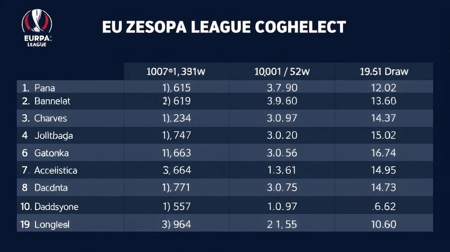 Phân tích may mắn trong kết quả bốc thăm Europa League.
