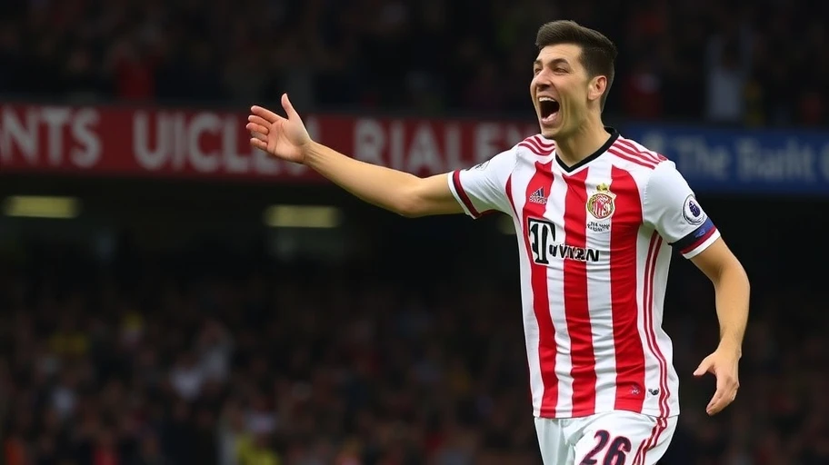 Robert Lewandowski ăn mừng bàn thắng trong trận Champions League.