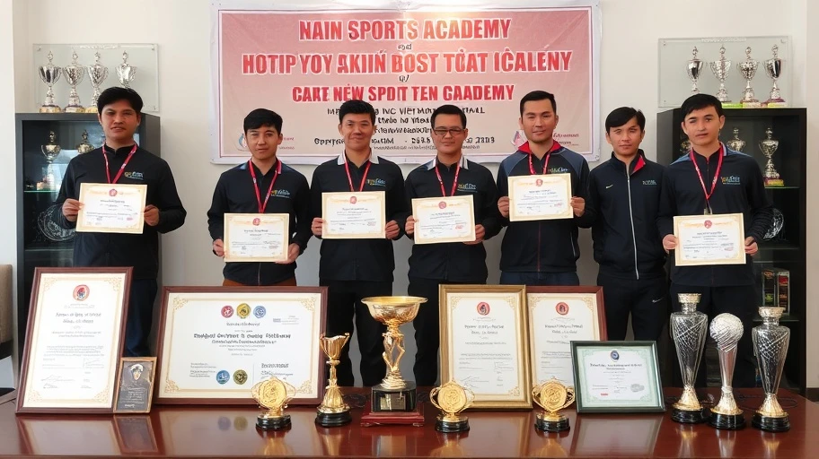 Thành tựu của Học viện thể thao quốc tế Galaxy