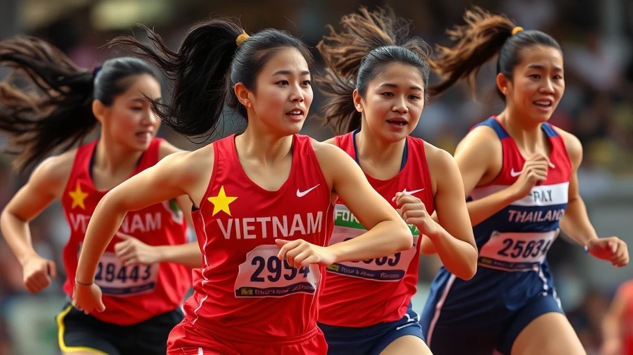 Thể thao nữ Việt Nam và Thái Lan