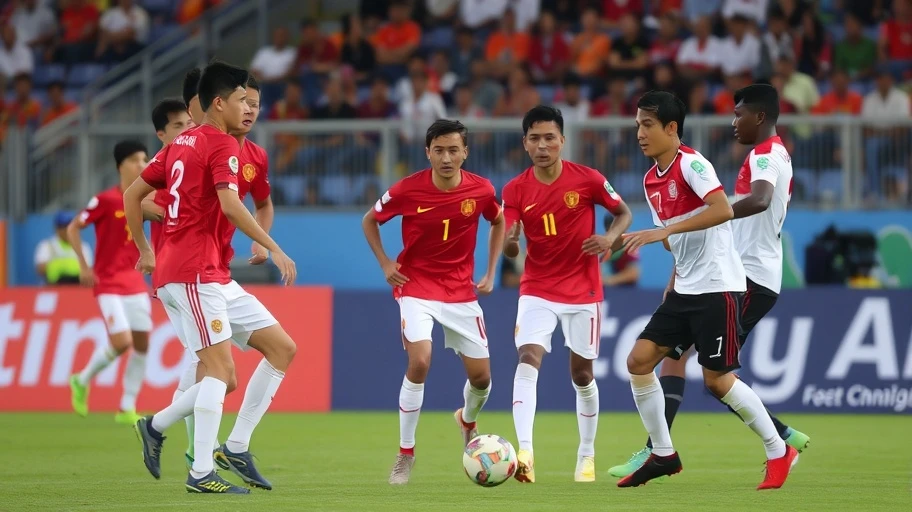 Thi đấu U23 Việt Nam và Indonesia