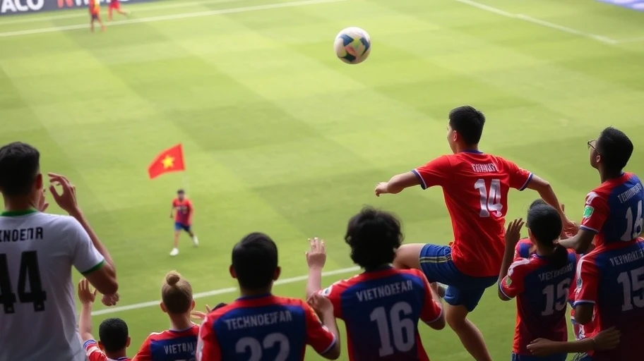 Trận đấu bóng đá nam Việt Nam và Thái Lan