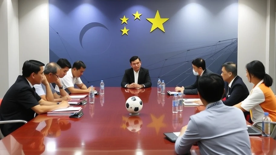 Tương lai thể thao bóng đá Việt Nam và Iraq.