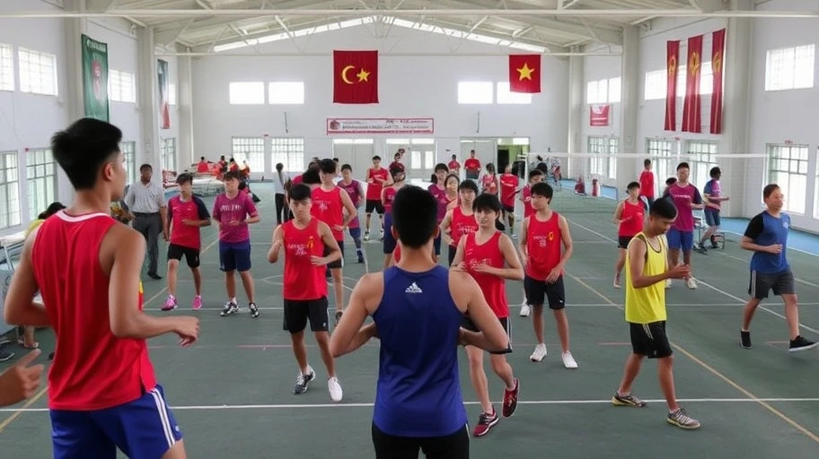Vận động viên Việt Nam chuẩn bị cho Olympic Paris.