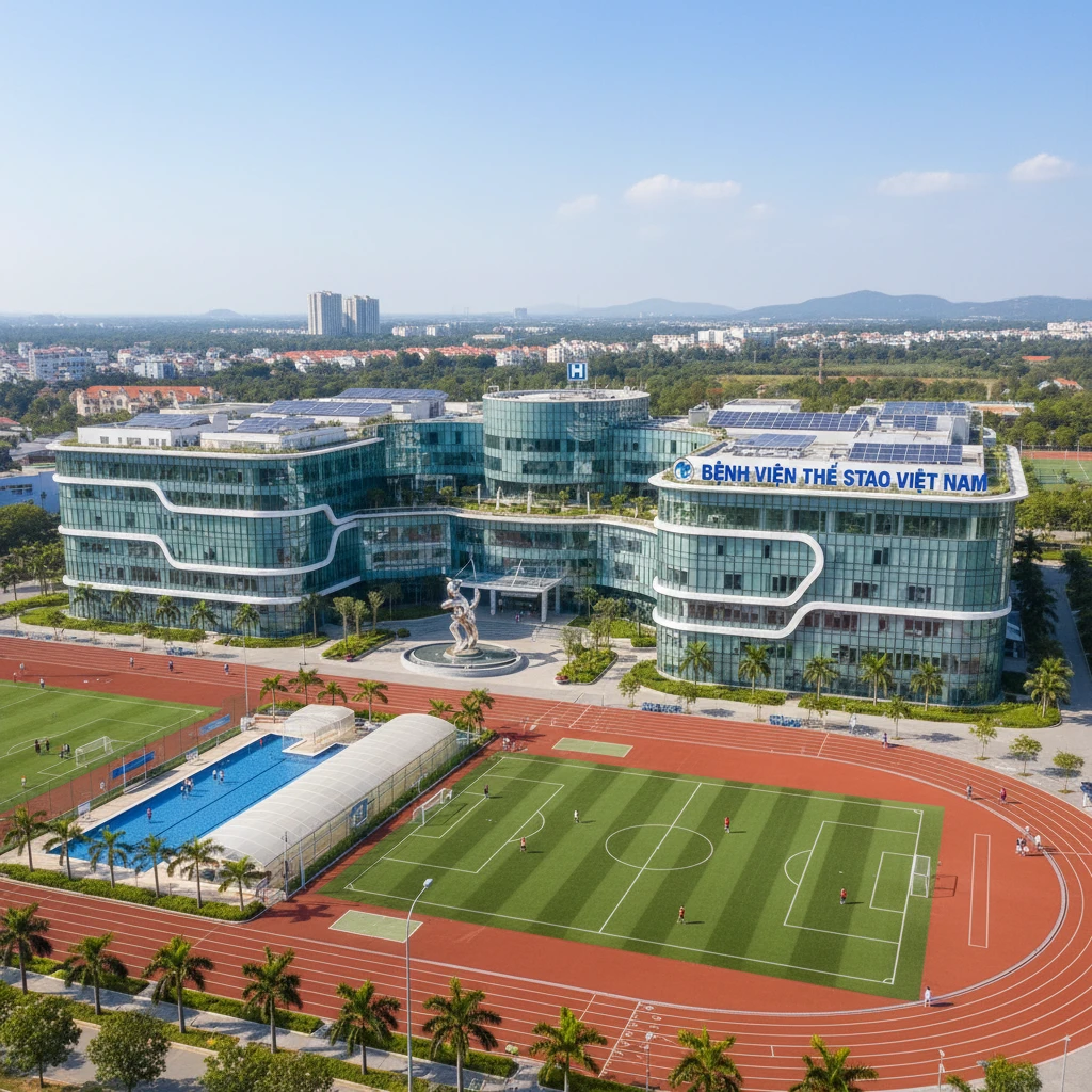Vị trí và cơ sở hạ tầng bệnh viện Thể thao Việt Nam
